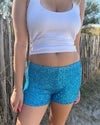 Short IBIZA bleu