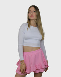 Jupe short “ELSA” rose