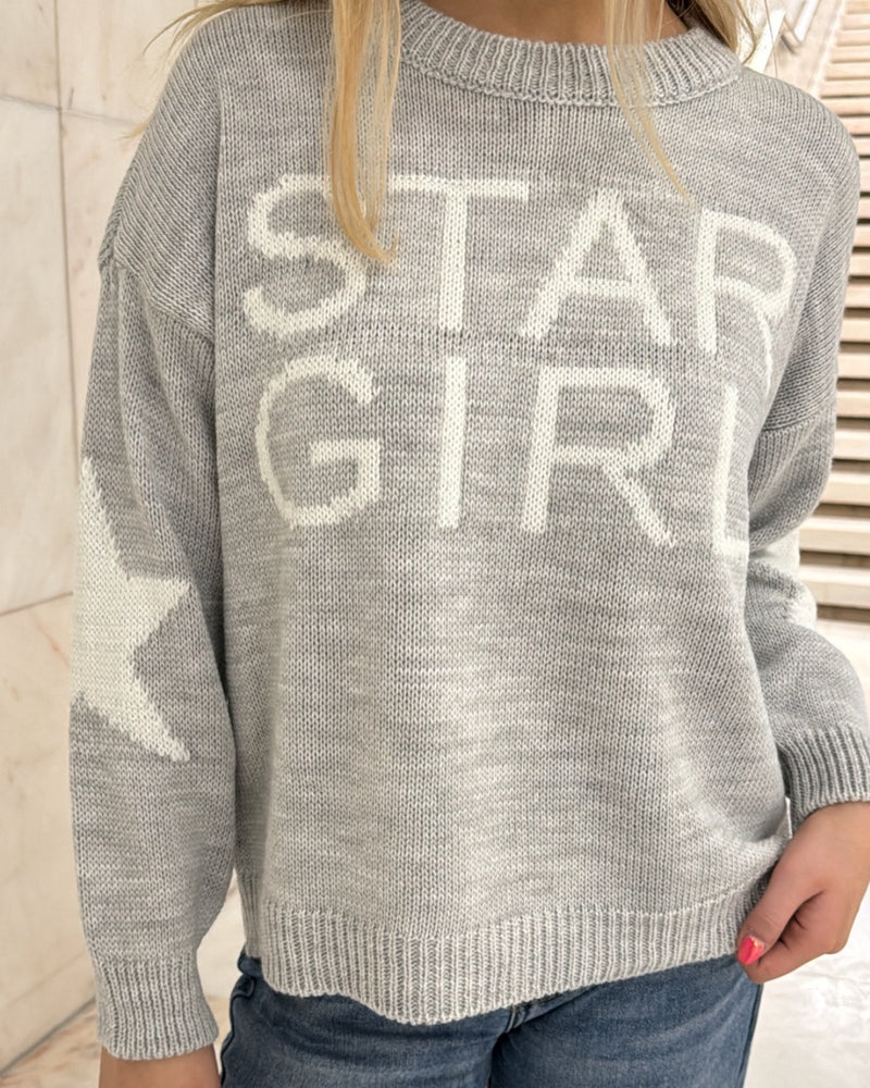 Pull STARGIRL gris