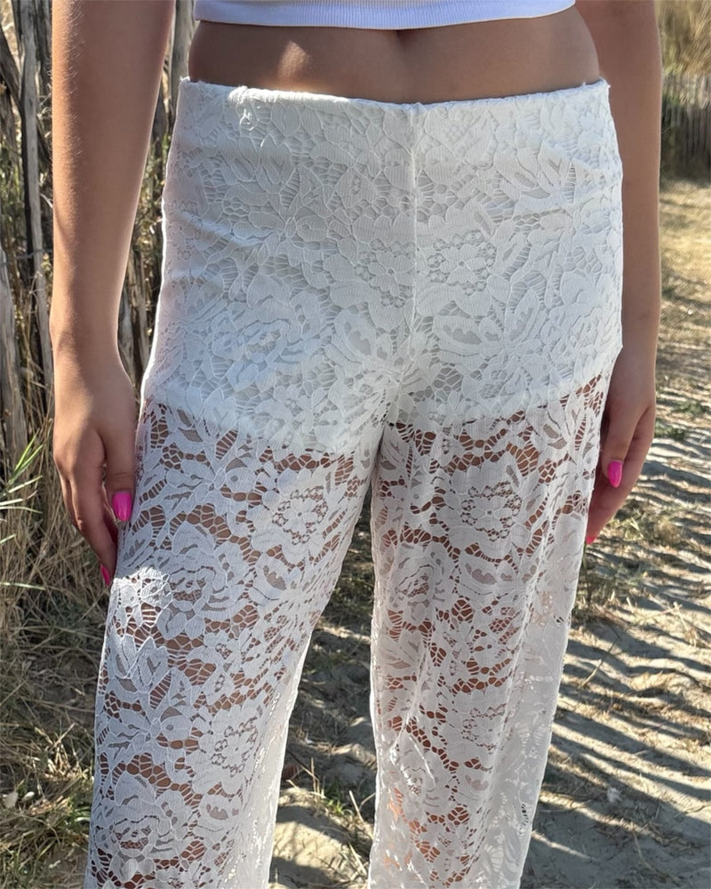 Pantalon dentelle KATE