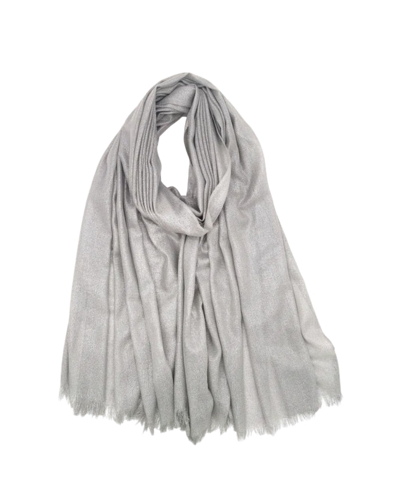 Foulard argenté paillettes