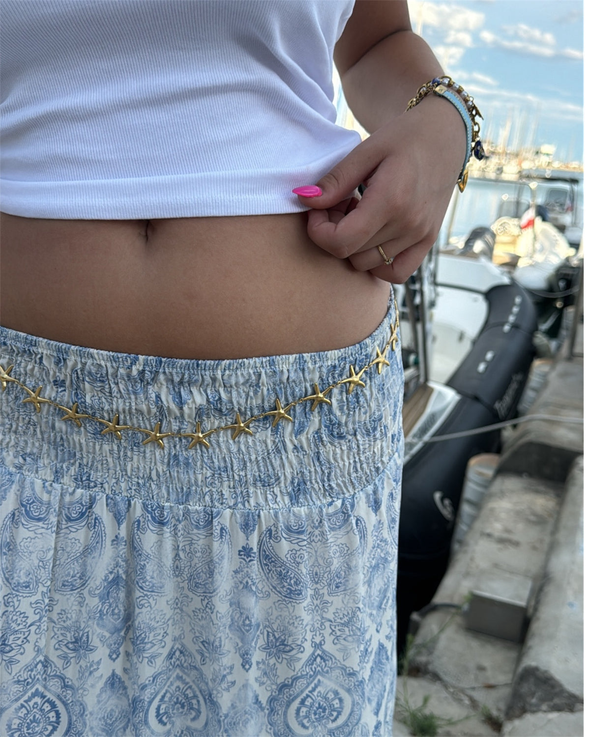 Ceinture chaîne doré n2