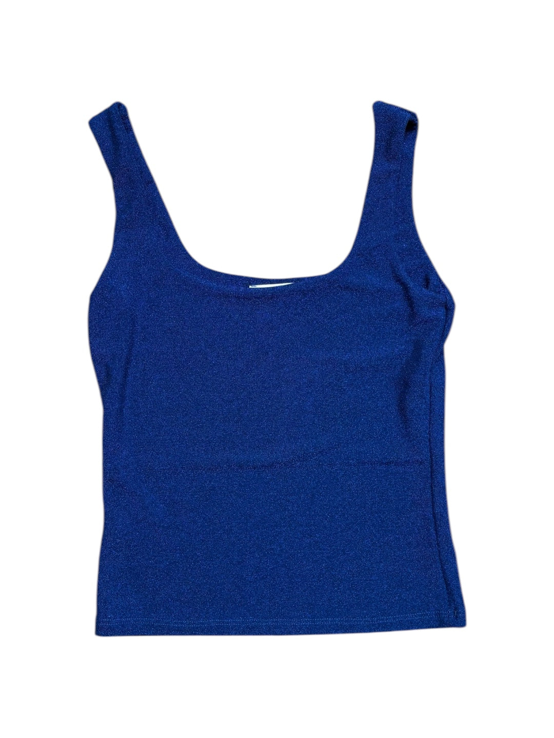 Débardeur pailletée bleu roi