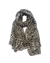 Foulard léopard lurex
