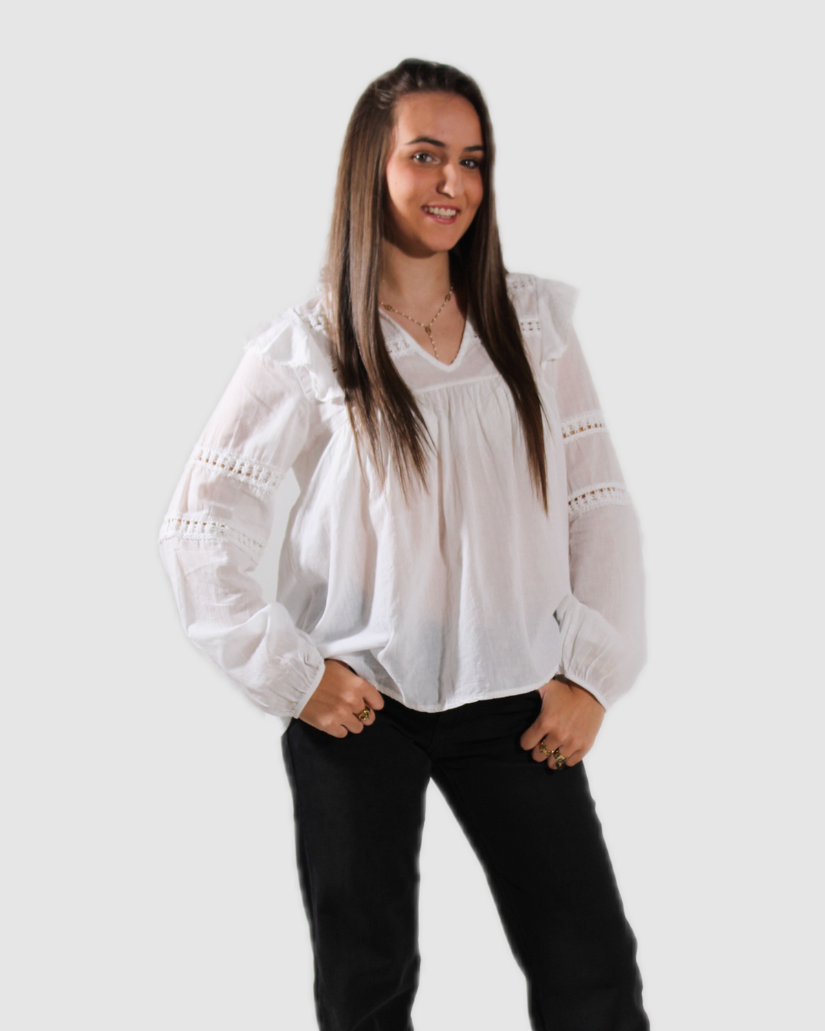 Blouse KELLY blanche
